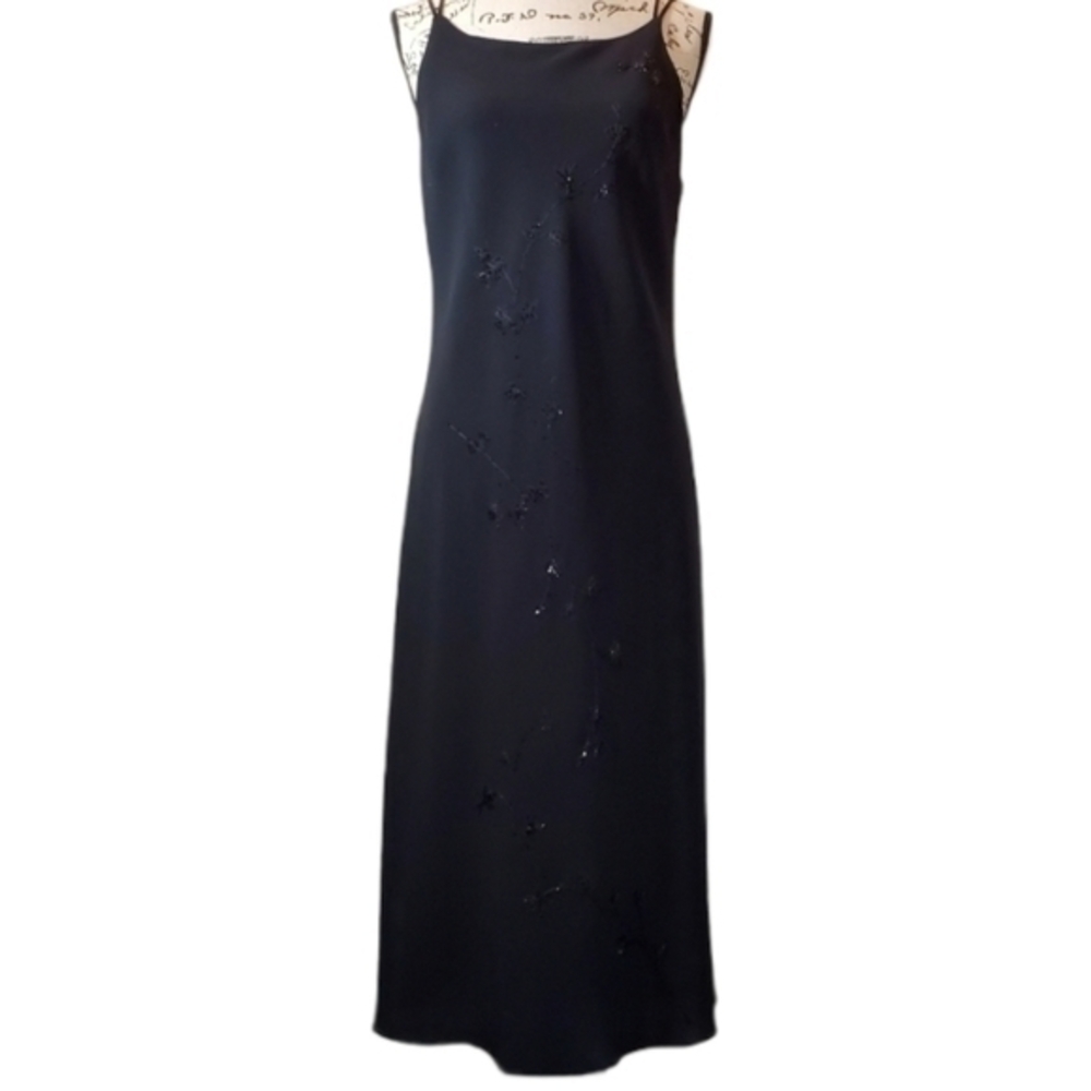 Jones New York Dress W/Pretty Beading Size 14